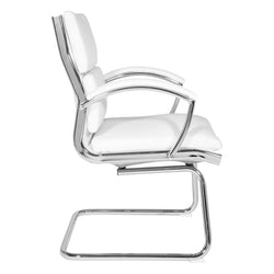 Mid-Back Faux Lthr Visitor's Chair