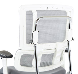 White Vertical Mesh Chair