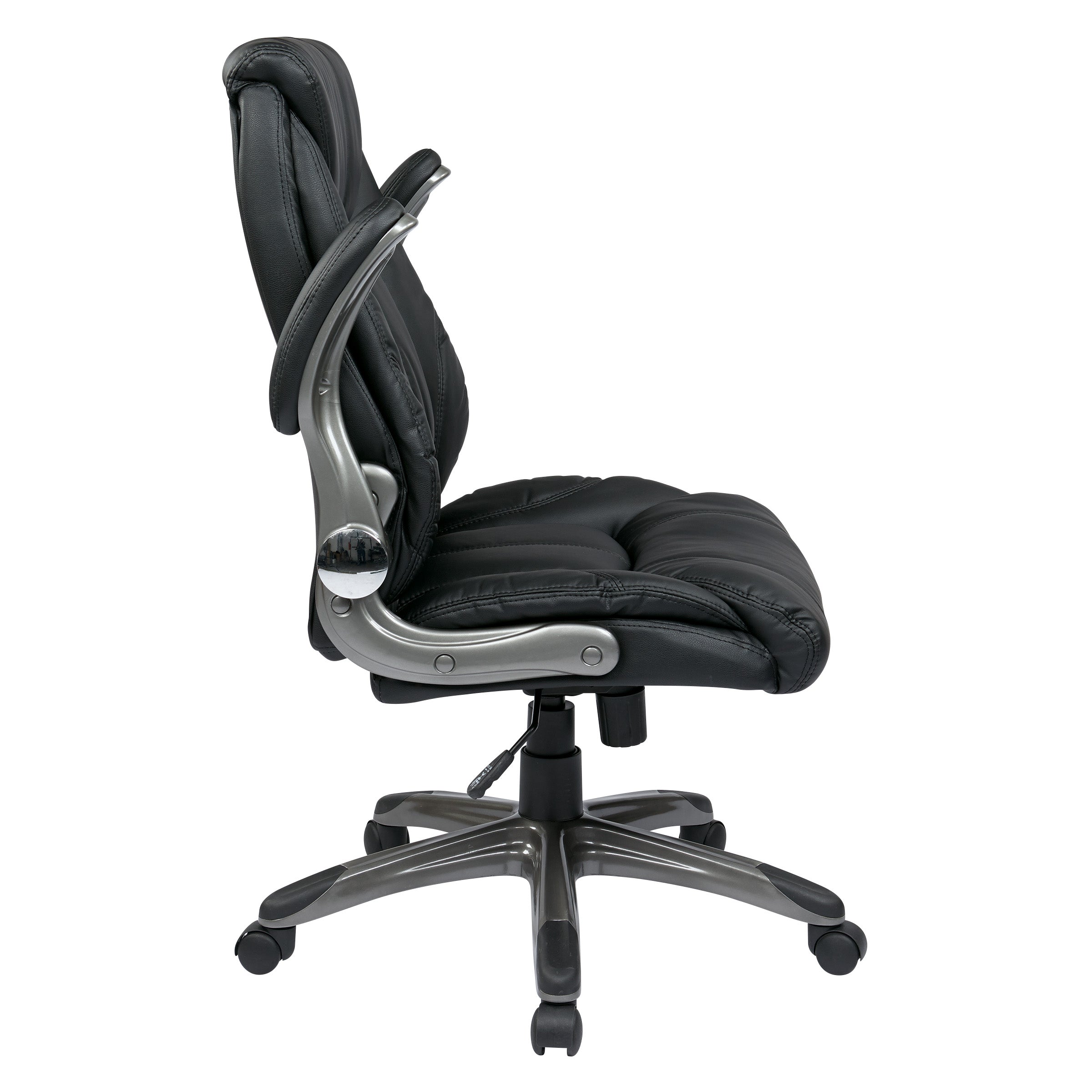 Faux Leather Mid Back Mgrs Chair
