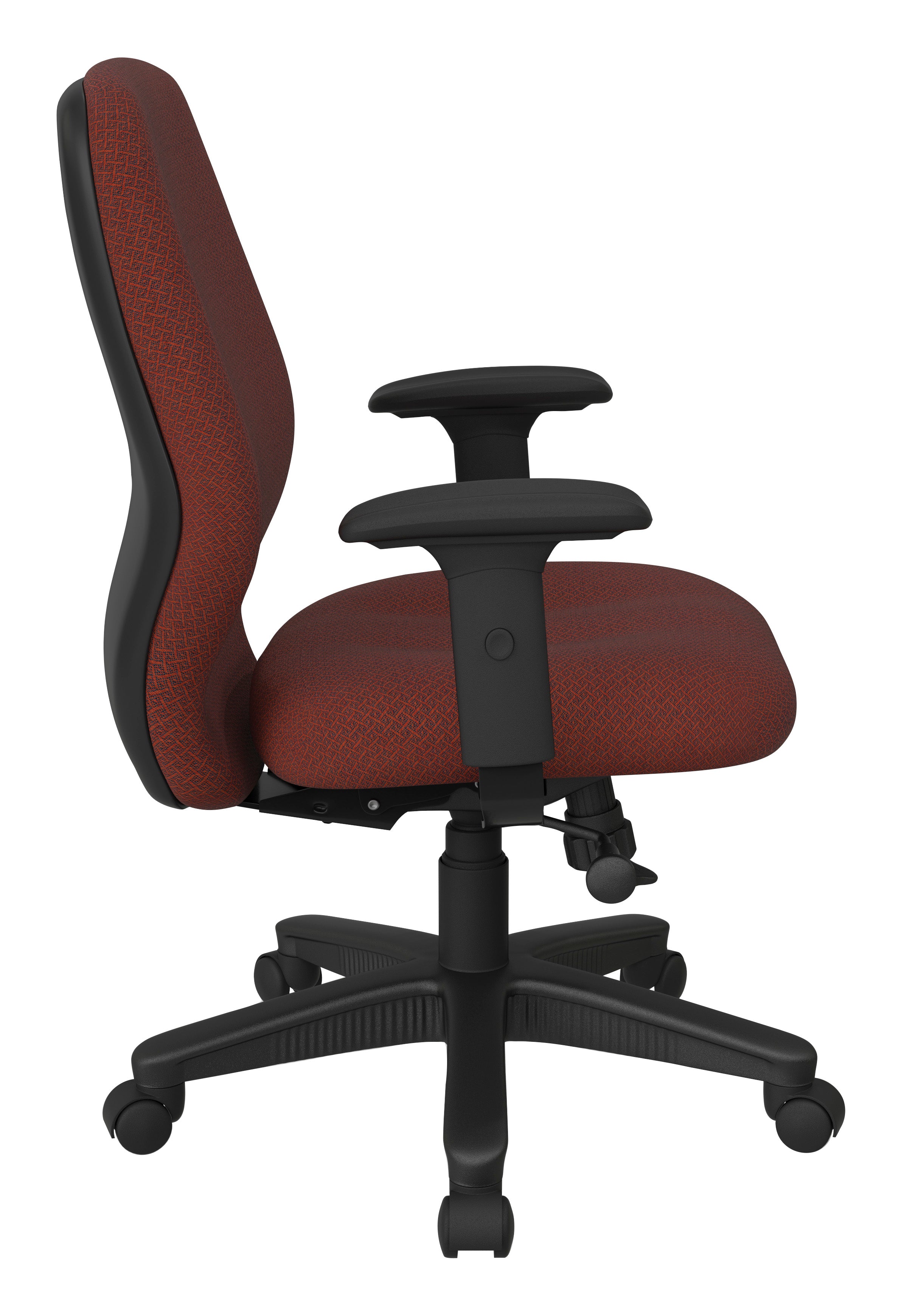 Mid Back 2-to-1 synchro Tilt Chair with 2 -Way Adjustable Soft padded Arms