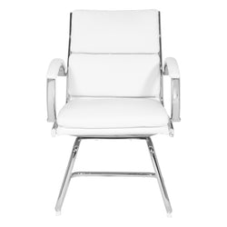 Mid-Back Faux Lthr Visitor's Chair