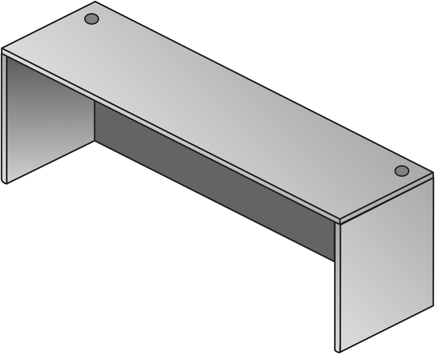 Napa Credenza Shell 71X24