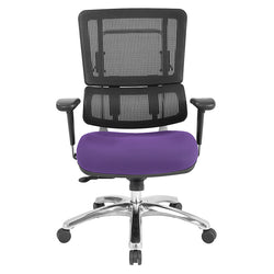 Vertical Black Mesh Back Chair