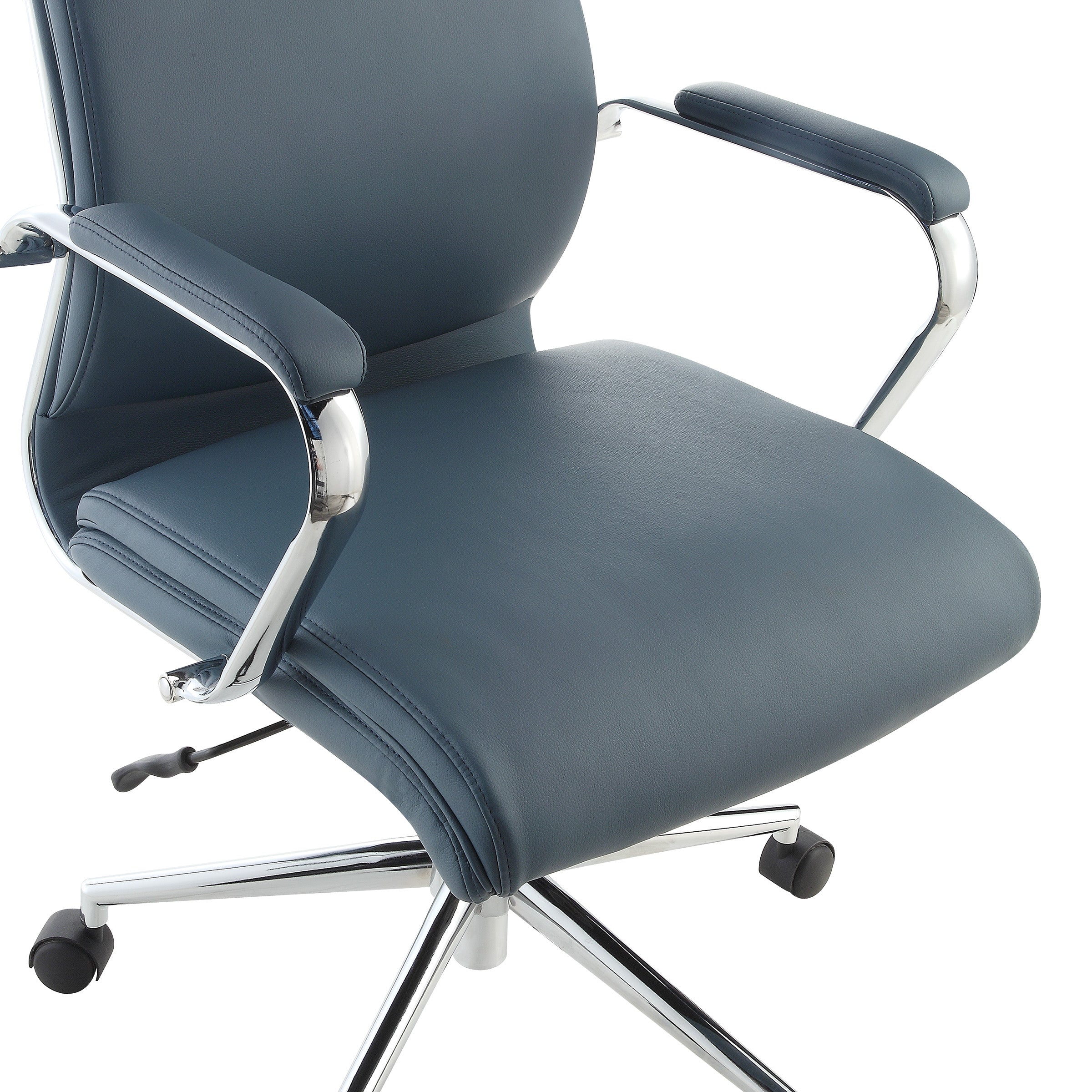 Mid Bk Silver Ion Technology Fabric Chair