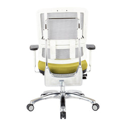 White Vertical Mesh Chair