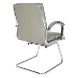 Mid-Back Faux Lthr Visitor's Chair