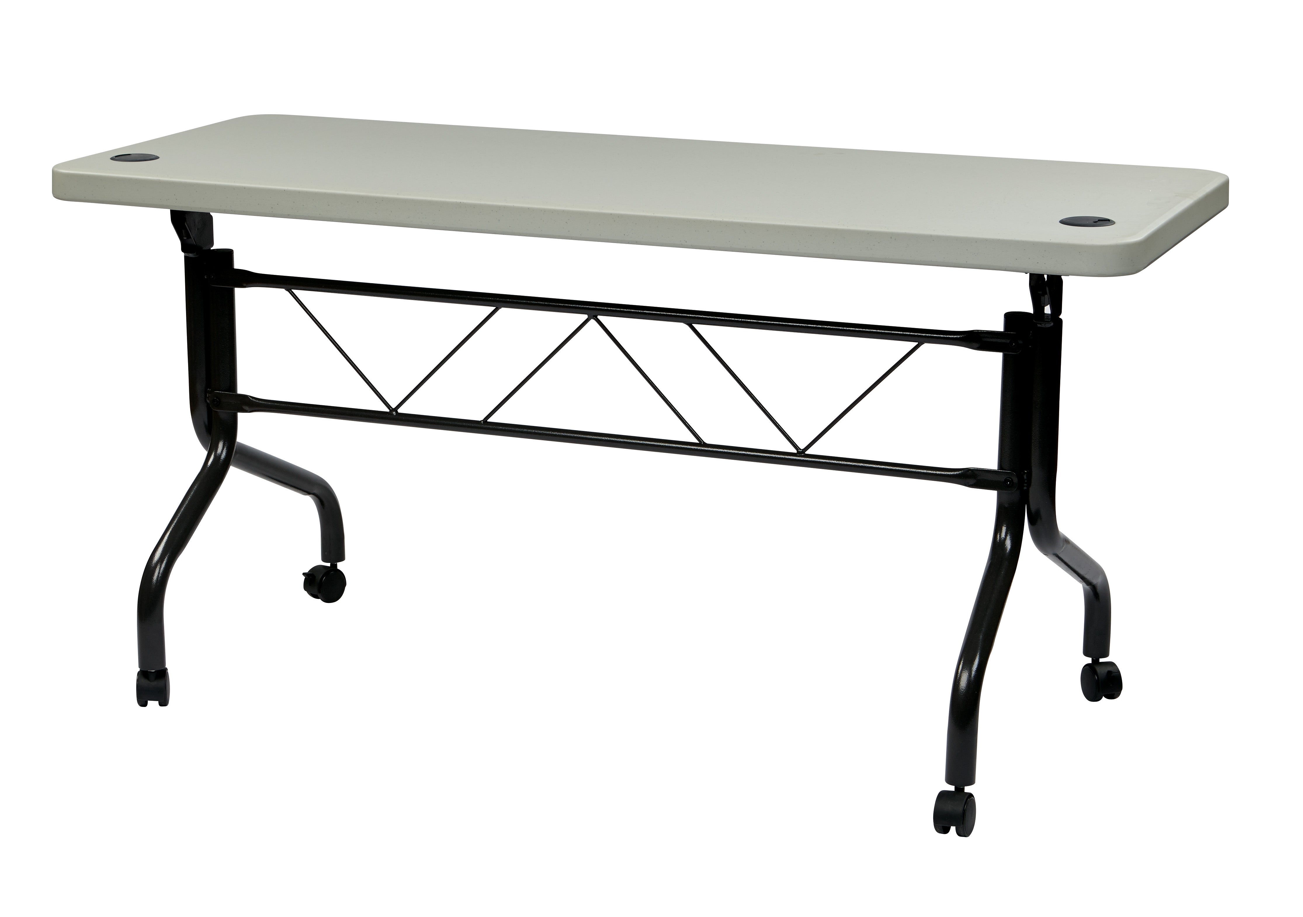 5’ Flip Table with Locking Casters