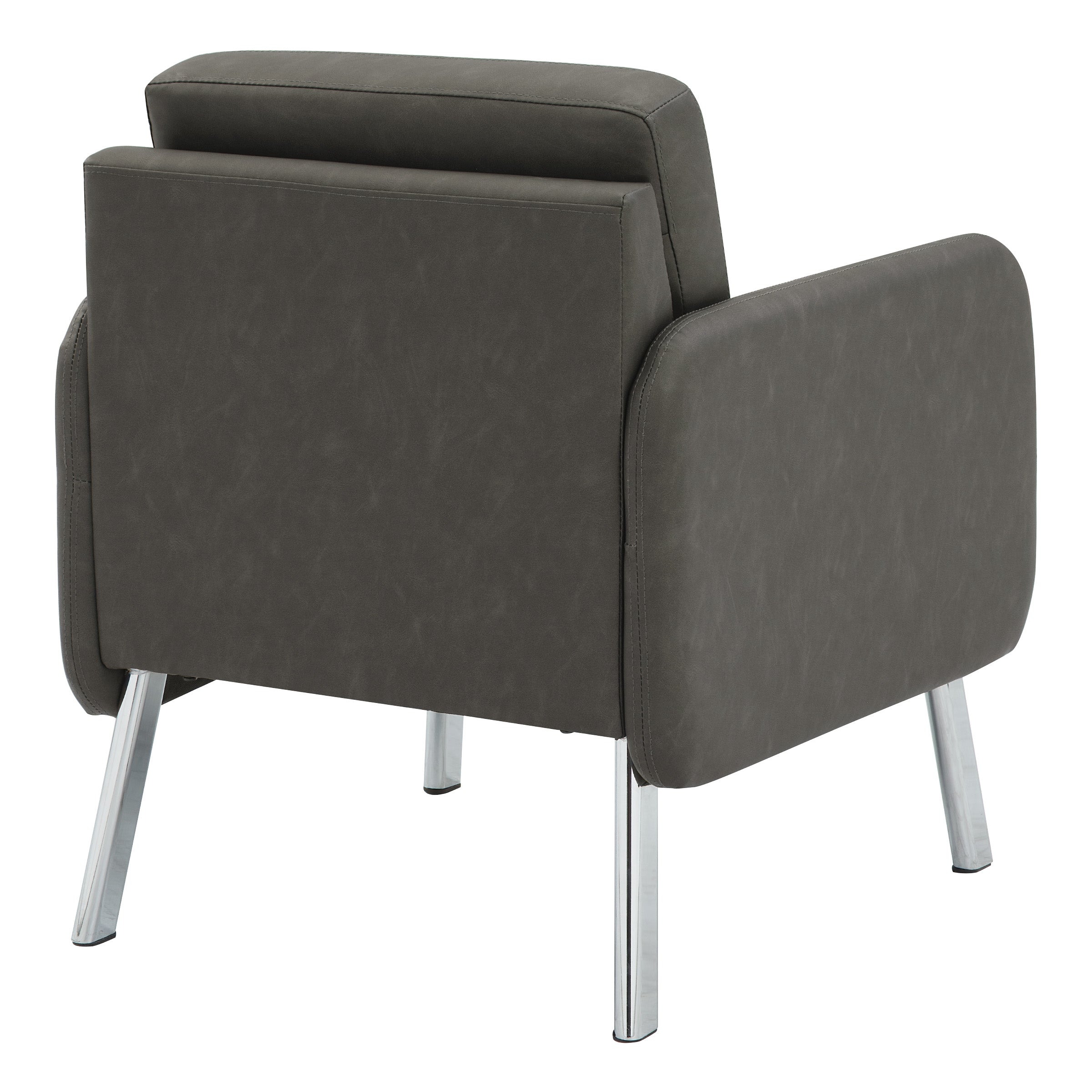 Lounge Chair in Faux Leather