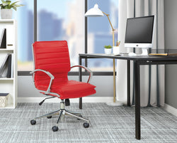Mid Back Manager's Faux Lthr Chair
