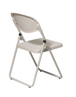 Folding Chair with Plastic Seat and Back
