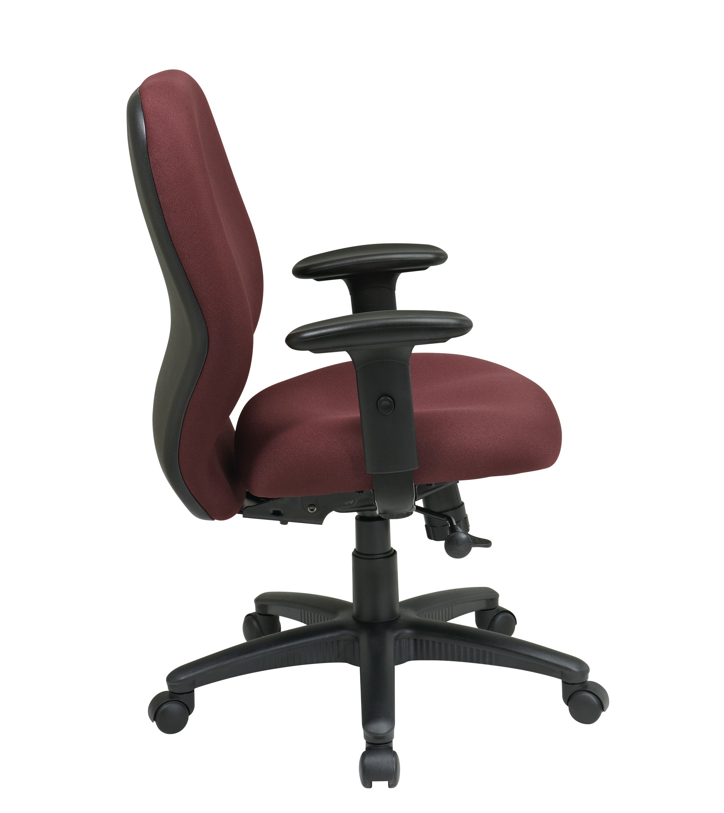 Mid Back 2-to-1 synchro Tilt Chair with 2 -Way Adjustable Soft padded Arms