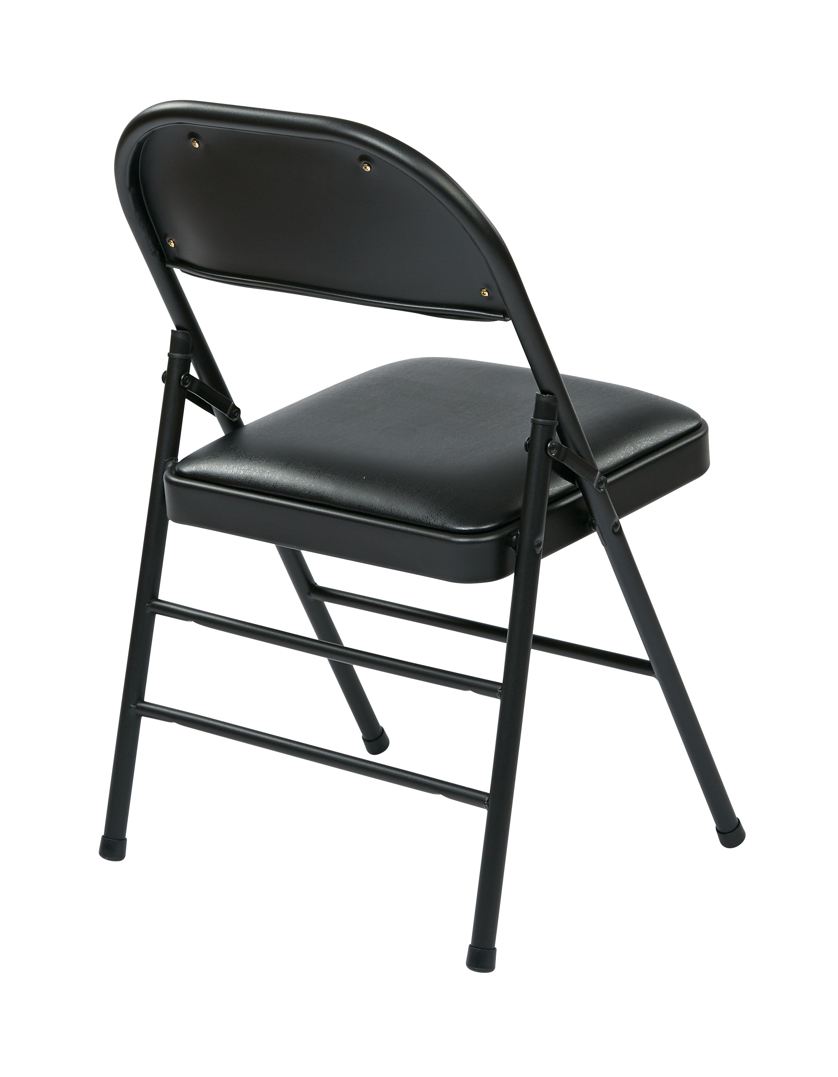 Folding Chair with Vinyl Seat and Back