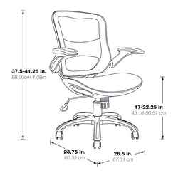 Mesh Seat and Back Manager’s Chair