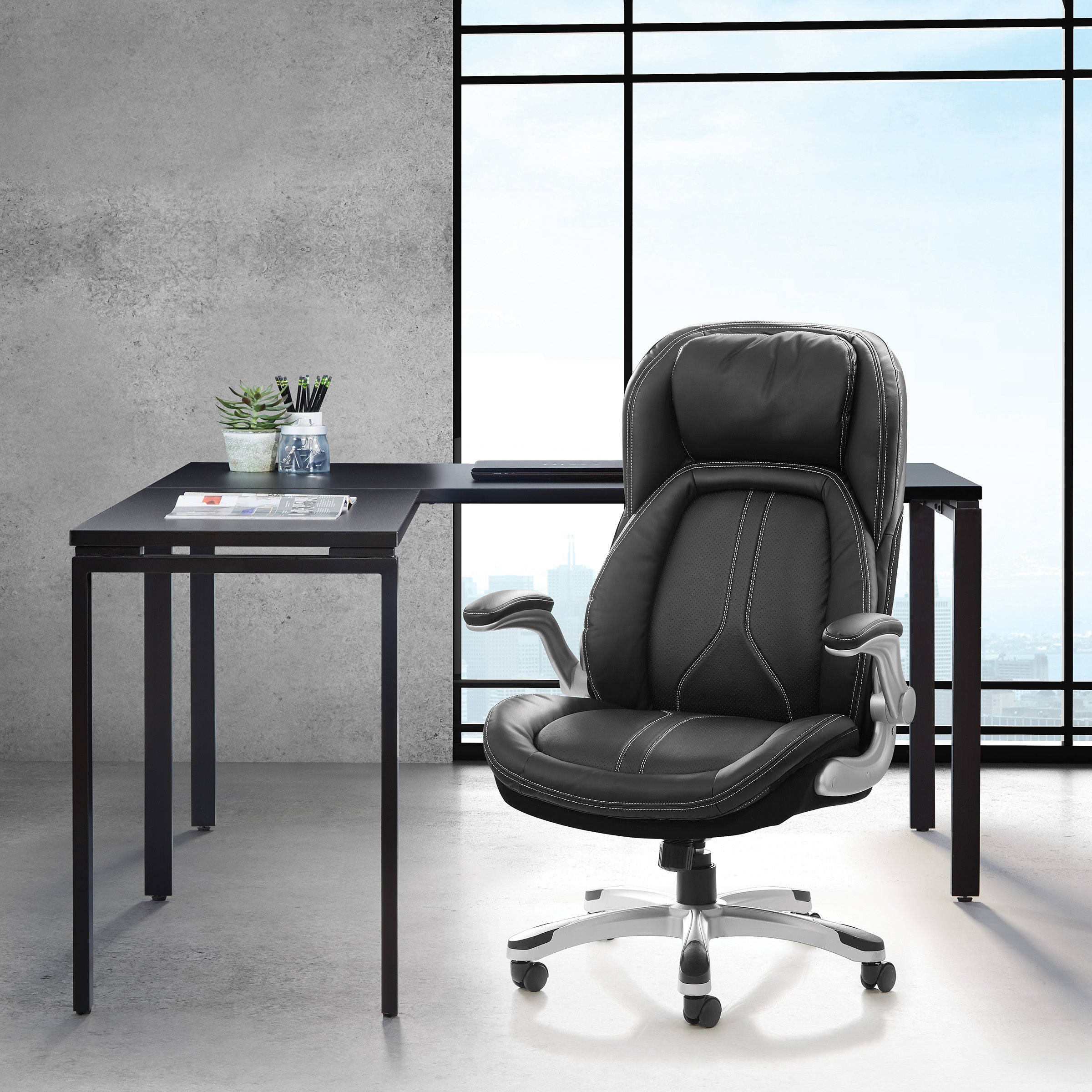 Bonded Leather Executive Chair