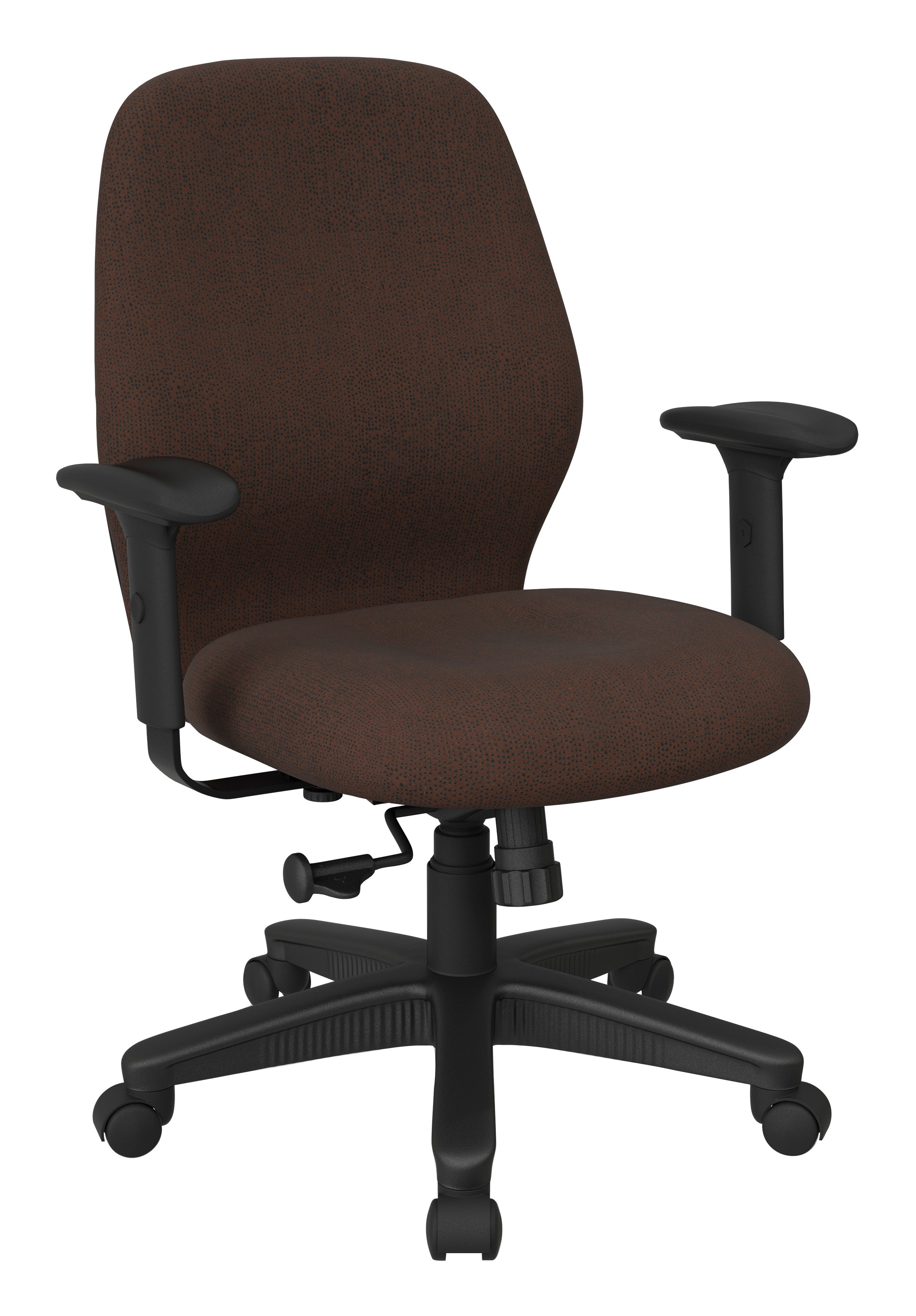 Mid Back 2-to-1 synchro Tilt Chair with 2 -Way Adjustable Soft padded Arms 13