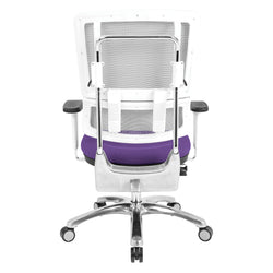 White Vertical Mesh Chair
