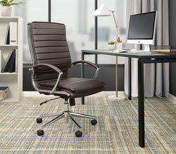 High Back Manager's Faux Lthr Chair