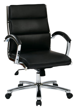Mid Back Exec Faux Lthr Chair