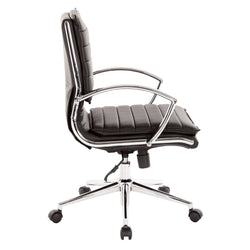 Mid Back Manager's Faux Lthr Chair