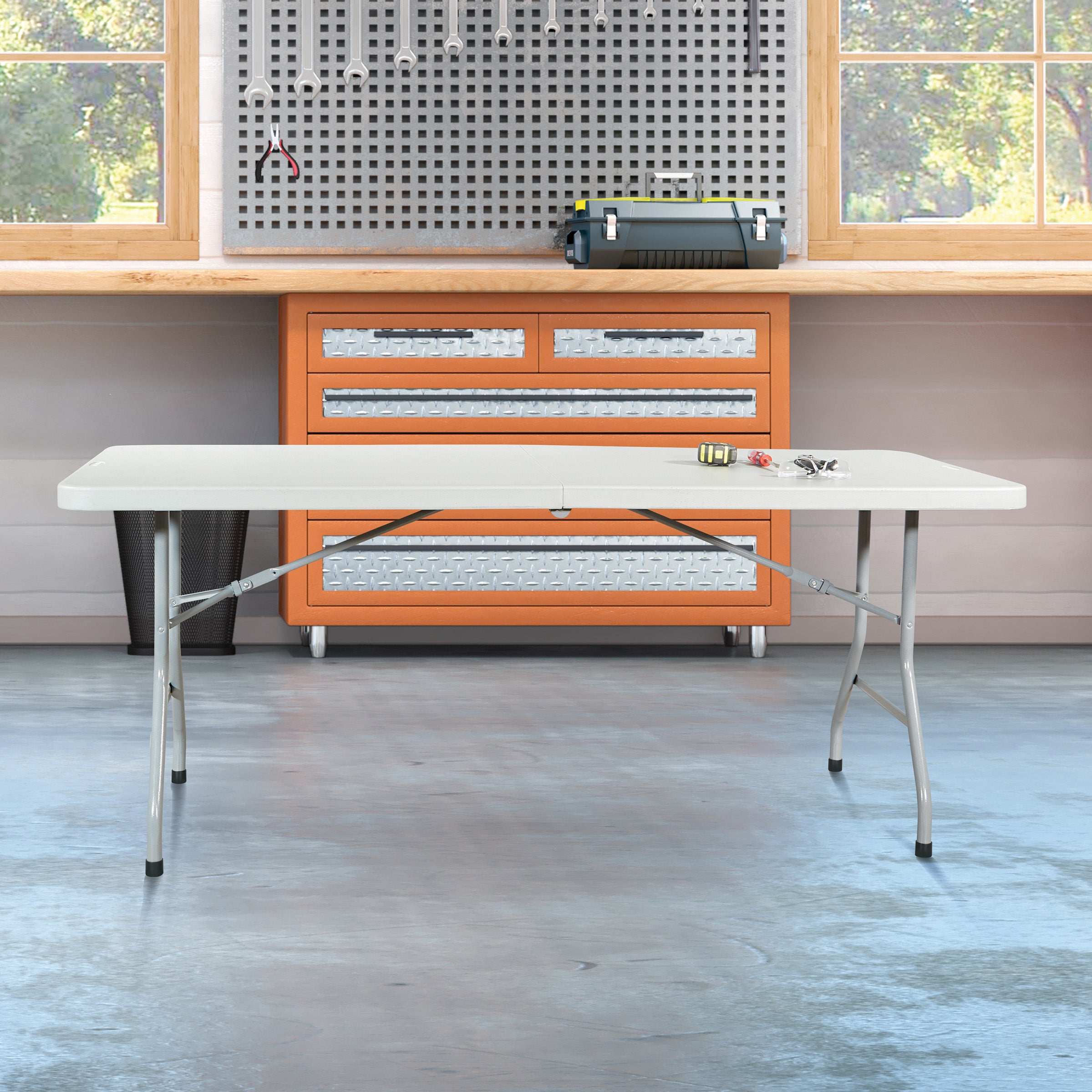 6' Center Fold Multi Purpose Table