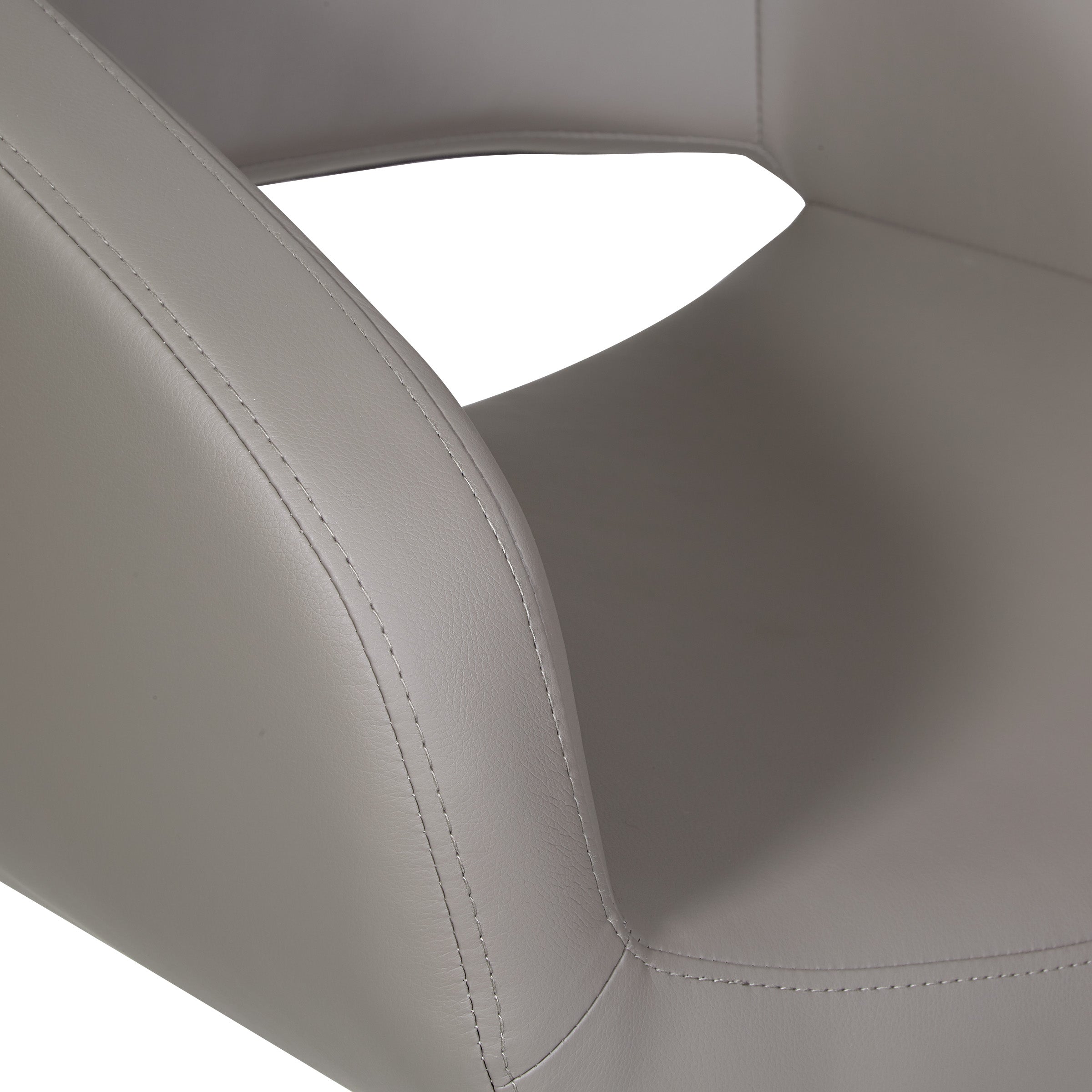Faux Leather Lounge Chair