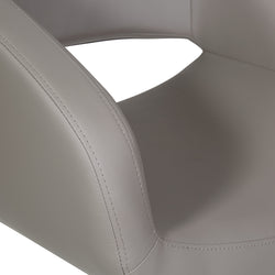 Faux Leather Lounge Chair