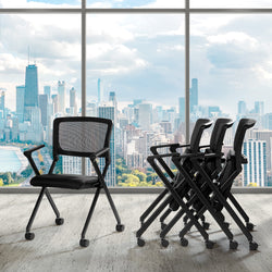 Folding Chair with breathable Mesh Back