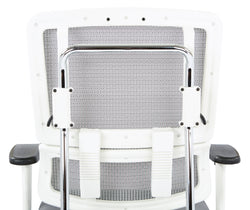 White Vertical Mesh Chair