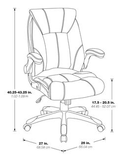Faux Leather Mid Back Mgrs Chair