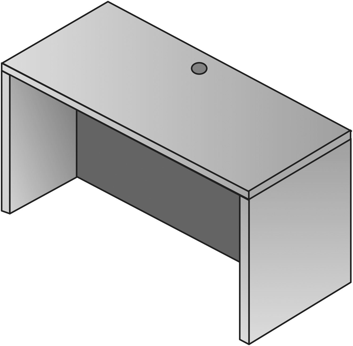 Napa Desk Shell 48"X30"X29"