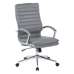 High Back Manager's Faux Lthr Chair
