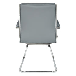 Mid-Back Faux Lthr Visitor's Chair