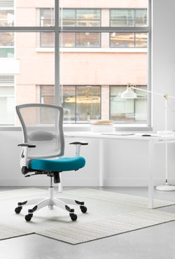 White Frame Managers Chair