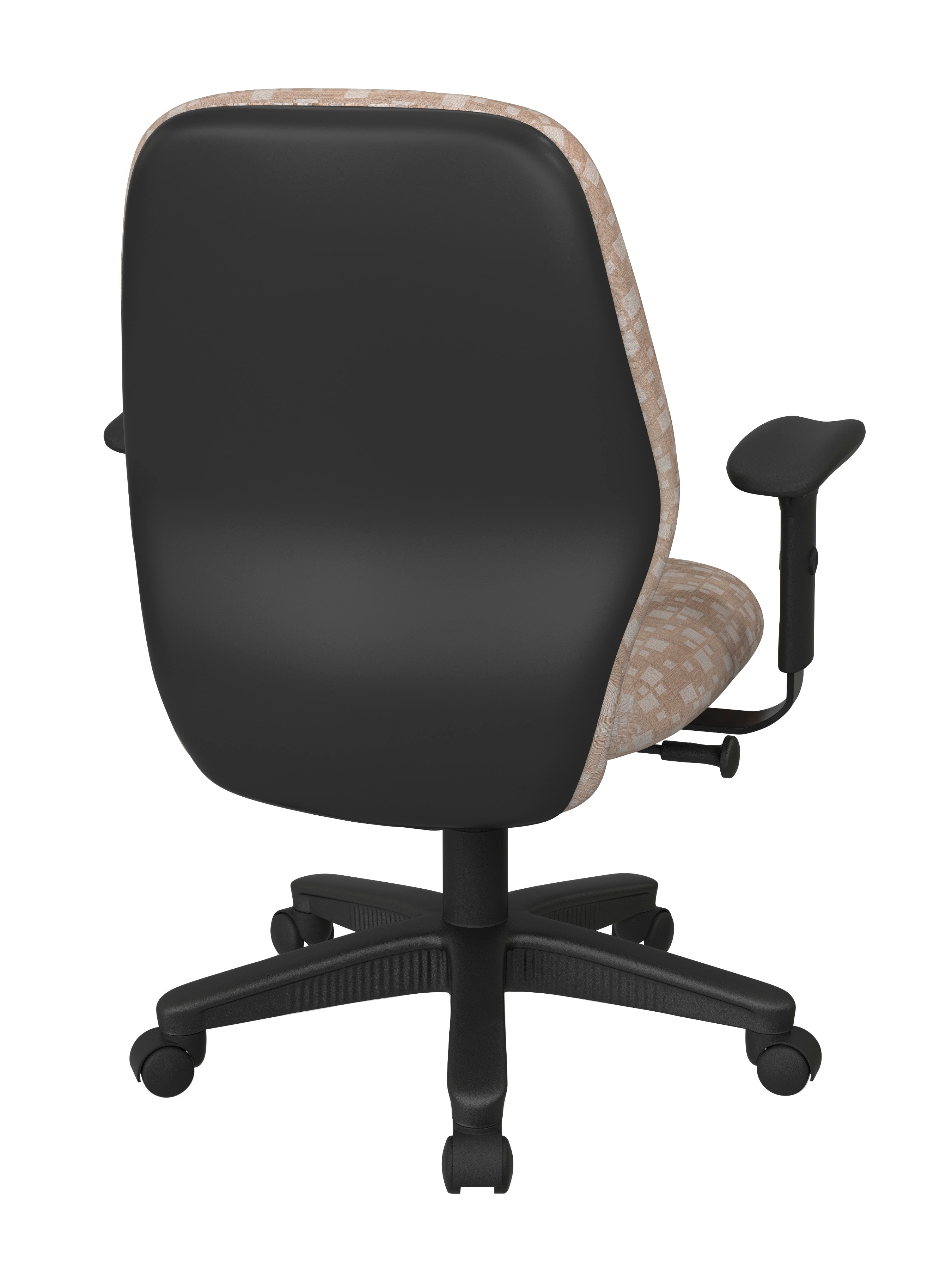 Mid Back 2-to-1 synchro Tilt Chair with 2 -Way Adjustable Soft padded Arms 23