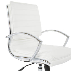 Mid Back Manager's Faux Lthr Chair