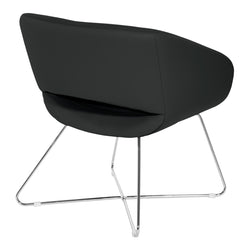 Faux Leather Lounge Chair