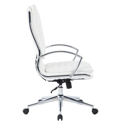 High Back Manager's Faux Lthr Chair