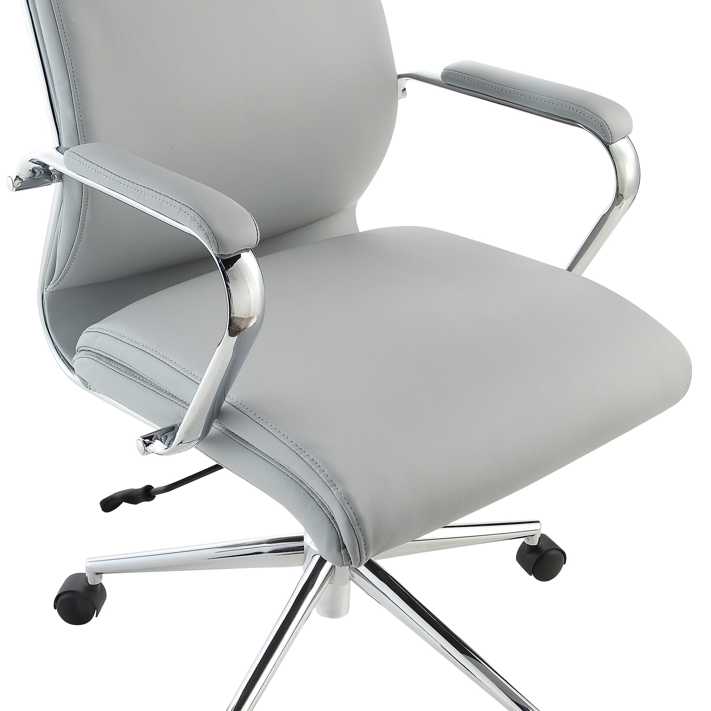 Mid Bk Silver Ion Technology Fabric Chair