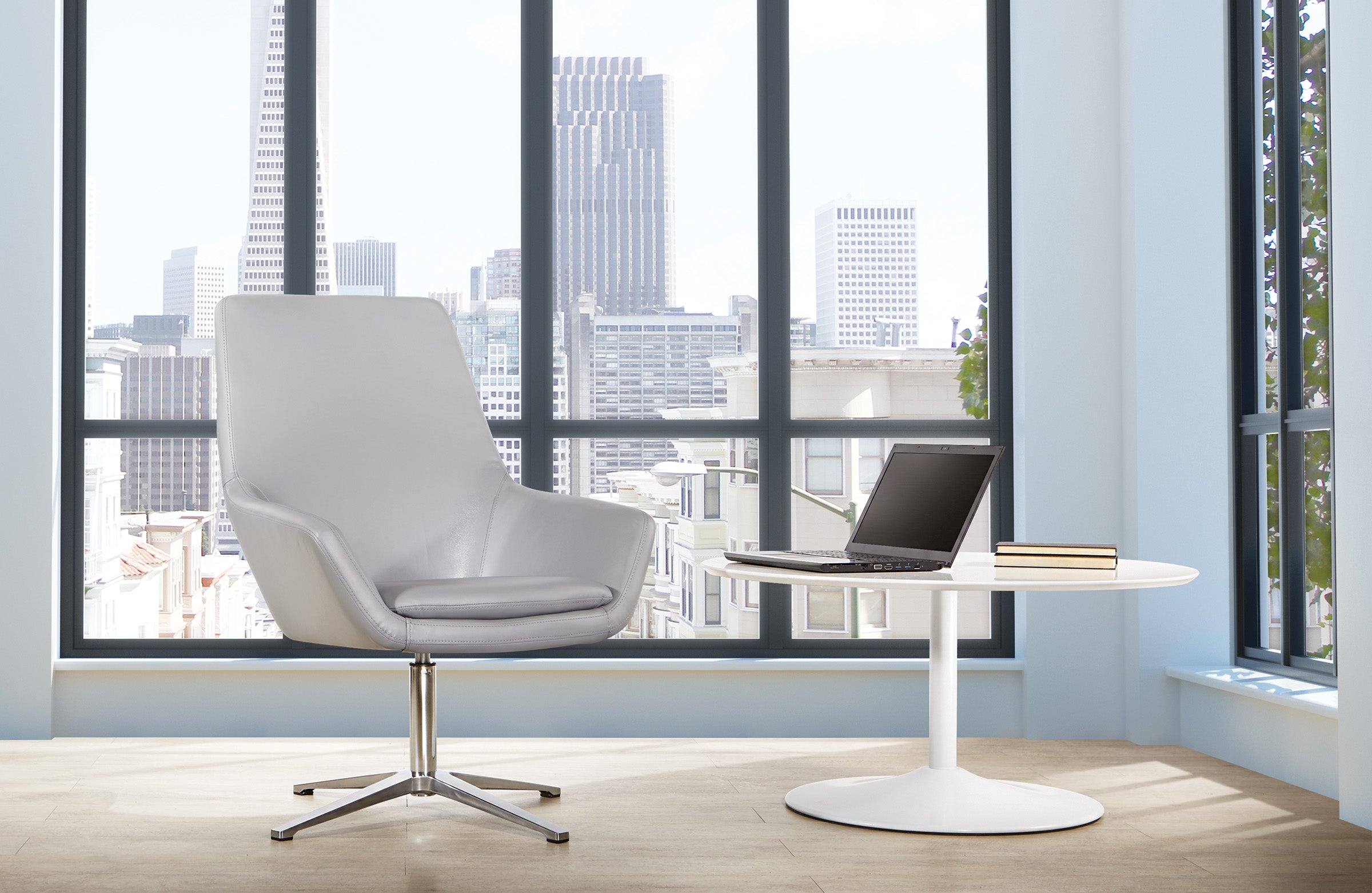 Modern Scoop Office Chair 1