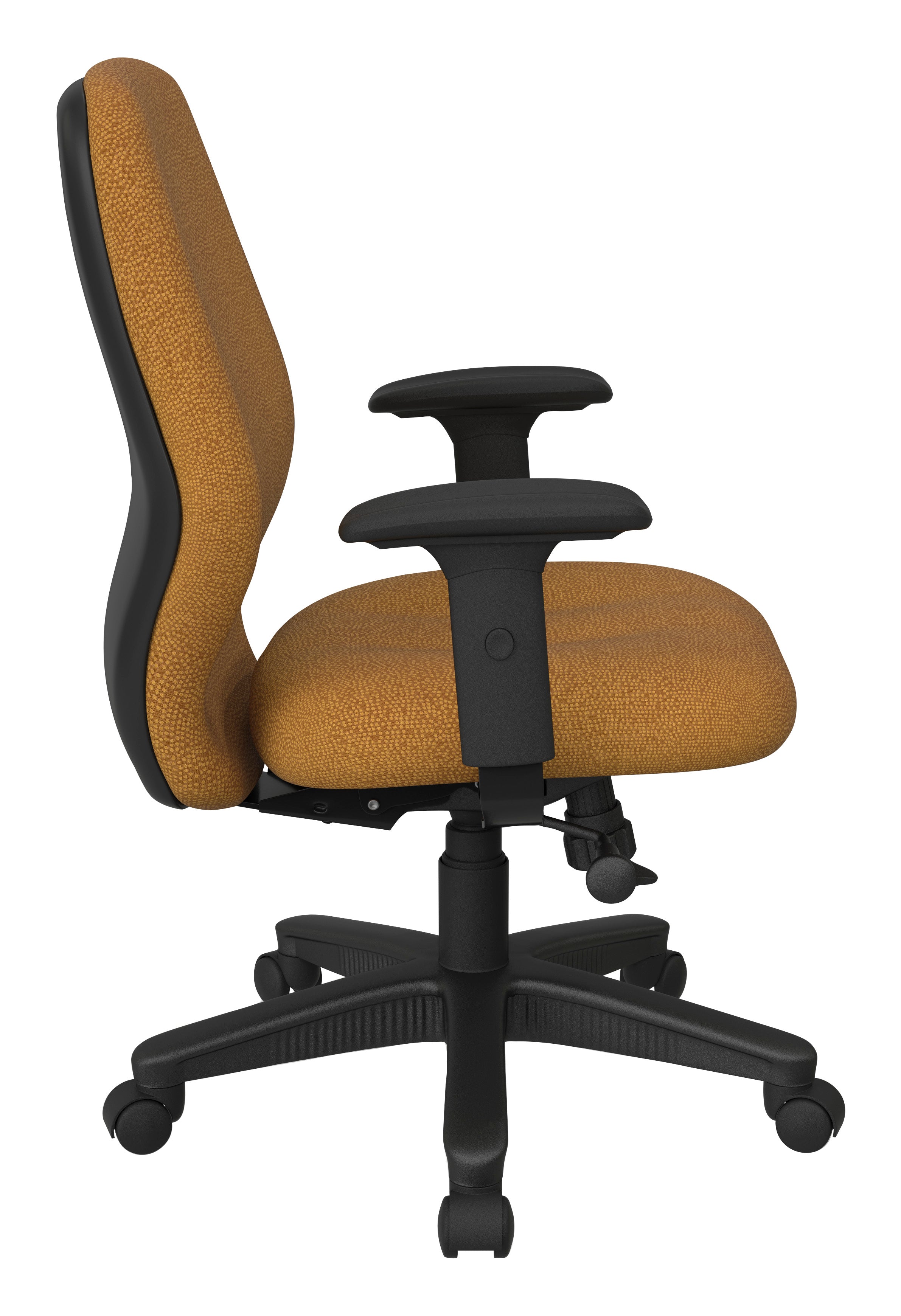 Mid Back 2-to-1 synchro Tilt Chair with 2 -Way Adjustable Soft padded Arms 14