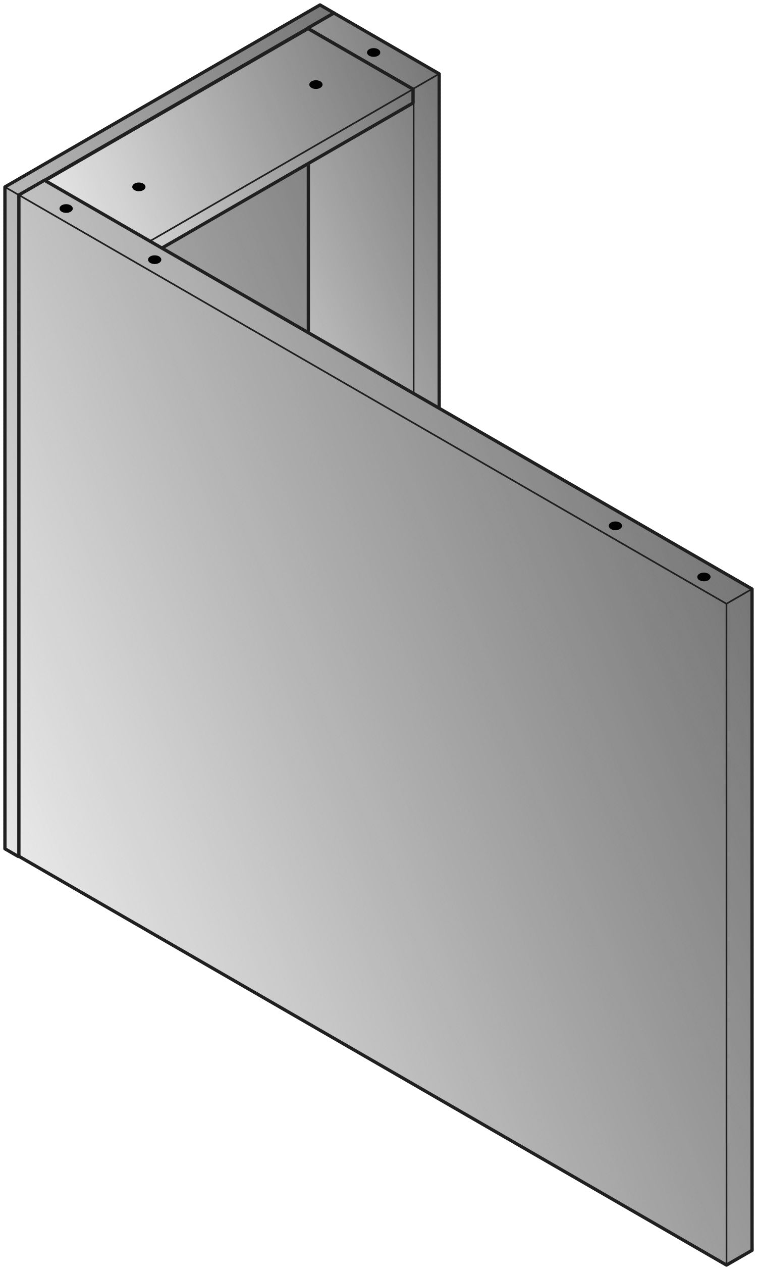 Napa 36"D False Pedestal