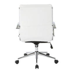 Mid Back Manager's Faux Lthr Chair