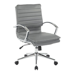 Mid Back Manager's Faux Lthr Chair
