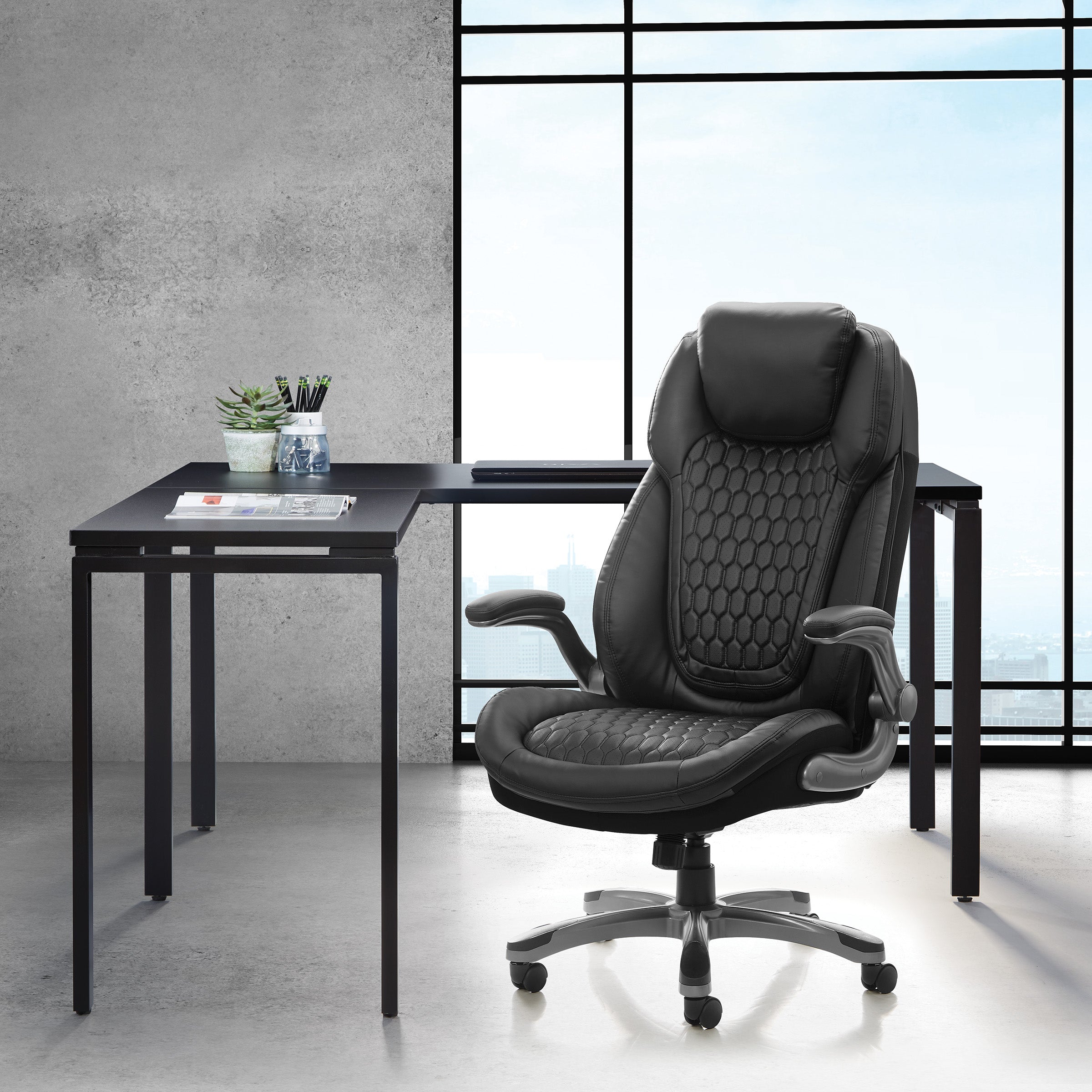 Bonded Leather Executive Chair