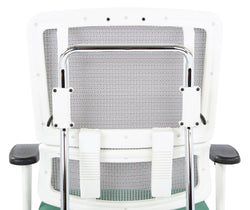 White Vertical Mesh Chair