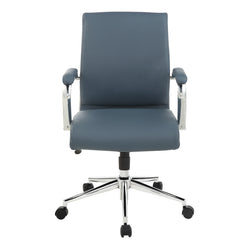 Mid Bk Silver Ion Technology Fabric Chair
