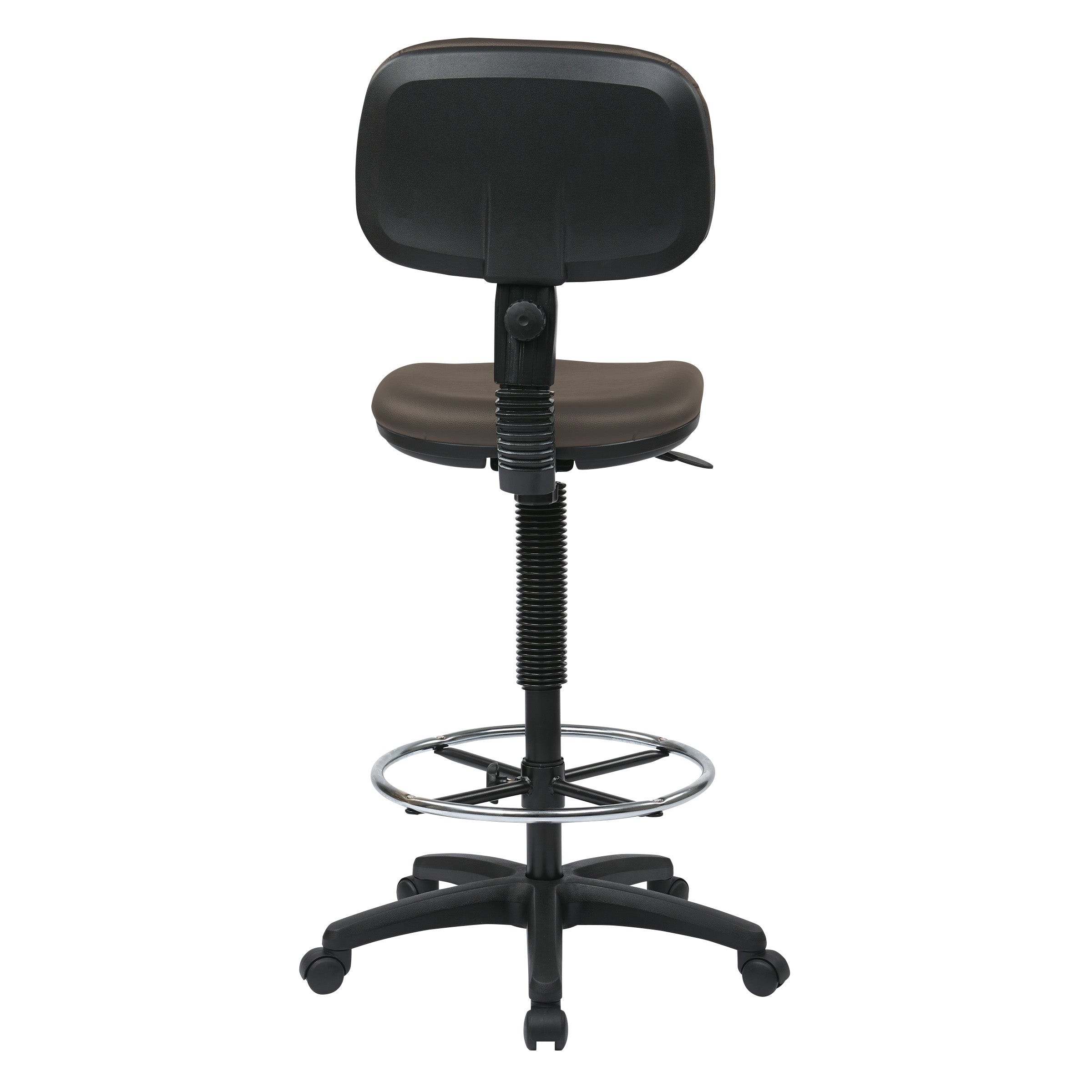 Sculptured Seat and Back Custom Dillon Fabric Drafting Chair