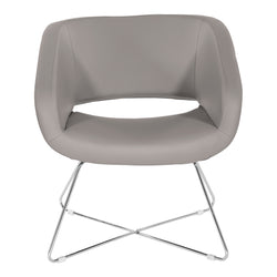 Faux Leather Lounge Chair