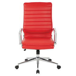 High Back Manager's Faux Lthr Chair