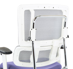 White Vertical Mesh Chair